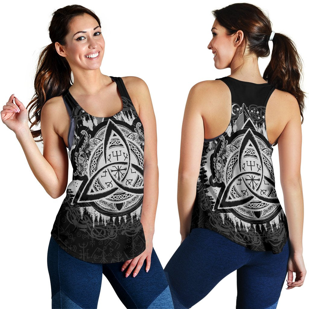 Viking Women's Racerback Tank - Dragon Celtic RLT12 - Wonder Print Shop