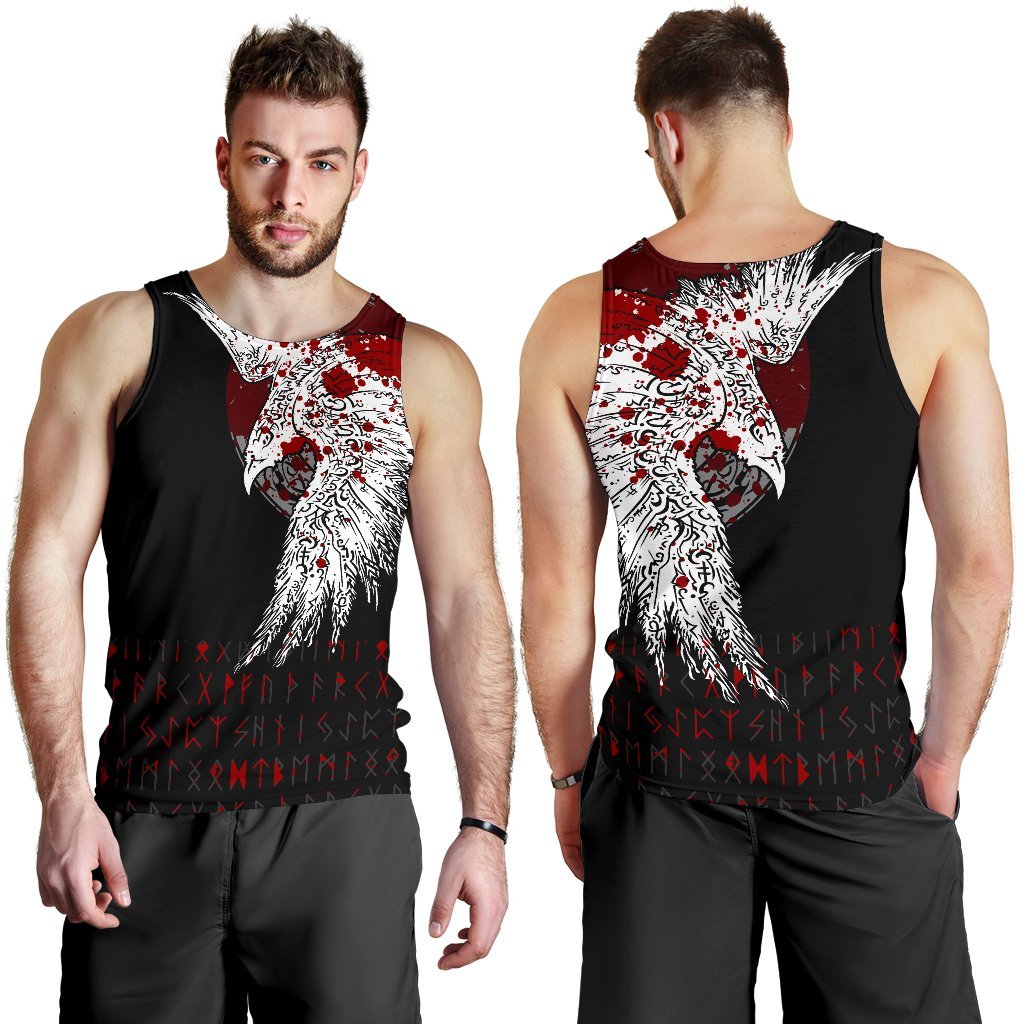 viking-mens-tank-top-mystical-raven-tattoo-blood