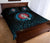 Viking Quilt Bed Set - Raven Celtic Cyan RLT12 - Wonder Print Shop