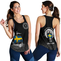Viking Women's Racerback Tank - Swedish Drakkar RLT12 - Wonder Print Shop