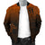 Viking Men's Bomber Jacket, Skoll and Hati Orange RLT12 - Wonder Print Shop