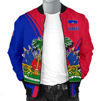 Haiti Men's Bomber Jacket - Haitian Pride - Wonder Print Shop