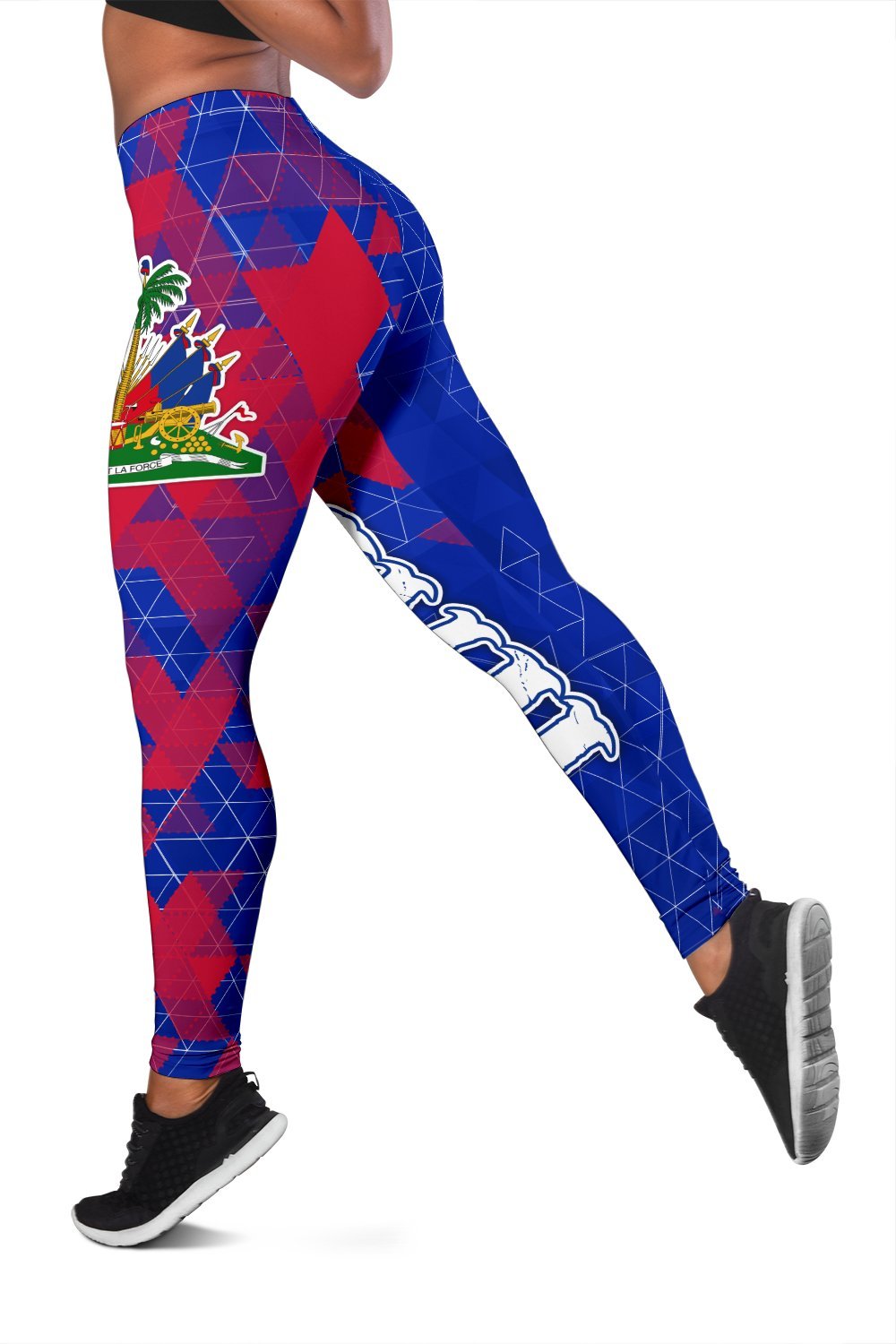 haiti-leggings-national-flag-polygon-style