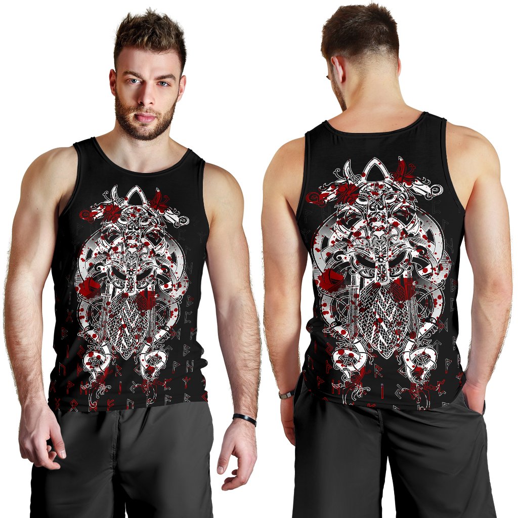 viking-tyr-tattoo-blood-mens-tank-top