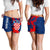 croatia-personalised-womens-shorts-nattional-flag-polygon-style