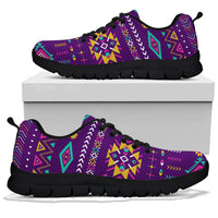 Native American Light Purple Sneakers LT10 - Wonder Print Shop