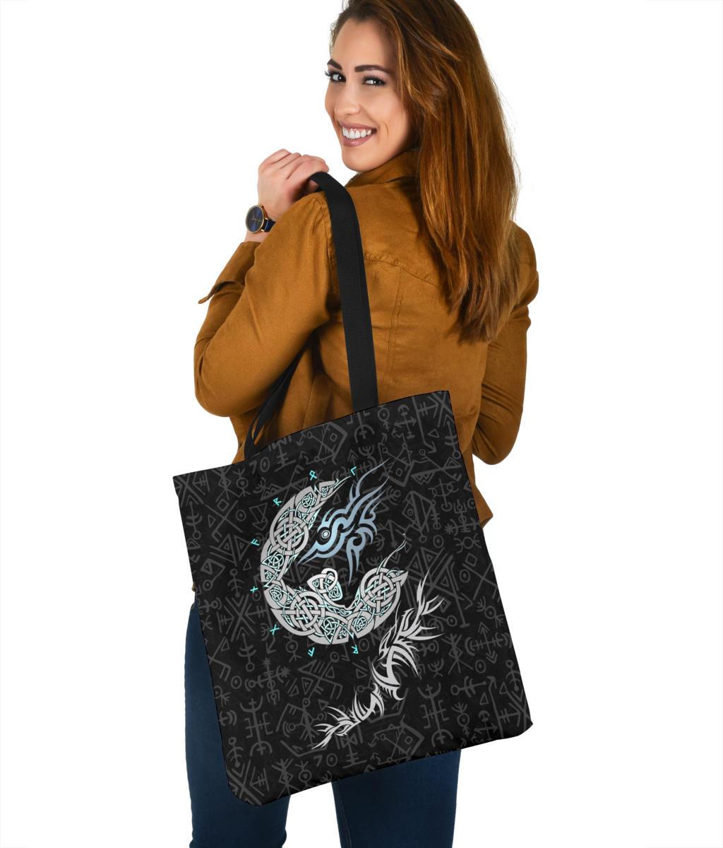 viking-fenrir-wolf-tote-bag