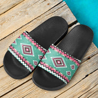 ethnic-geometric-pink-pattern-slide-sandals