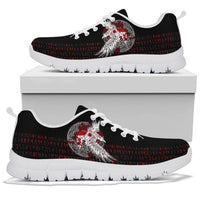 Viking Sneakers - Mystical Raven Tattoo Blood RLT12 - Wonder Print Shop