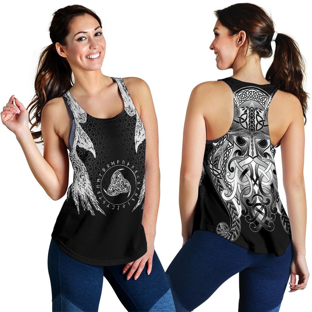 Viking Women's Racerback Tank Muninn RLT12 - Wonder Print Shop