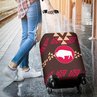Brown Bison Tribal Native American Luggage Covers LT10 - Wonder Print Shop