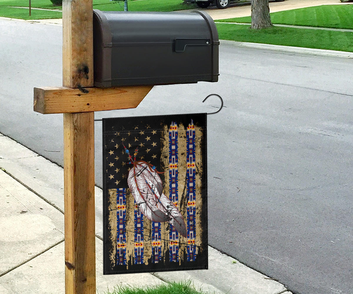 Feathers Native American Flag Decor LT10 - Wonder Print Shop