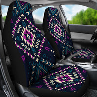 Dark Color Pattern Car Seat Covers LT10 - Wonder Print Shop