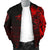Viking Men's Bomber Jacket - The Raven Of Odin Rune, Red RLT12 - Wonder Print Shop