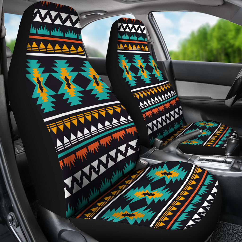 Geometric Ethnic Pattern Car Seat Cover LT10 - Wonder Print Shop