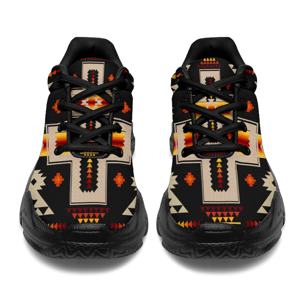 native-american-black-tribe-design-chunky-sneakers