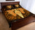 Viking Quilt Bed Set Gold Spear Of The God Odin - Gungnir and Two Gold Ravens RLT12 - Wonder Print Shop