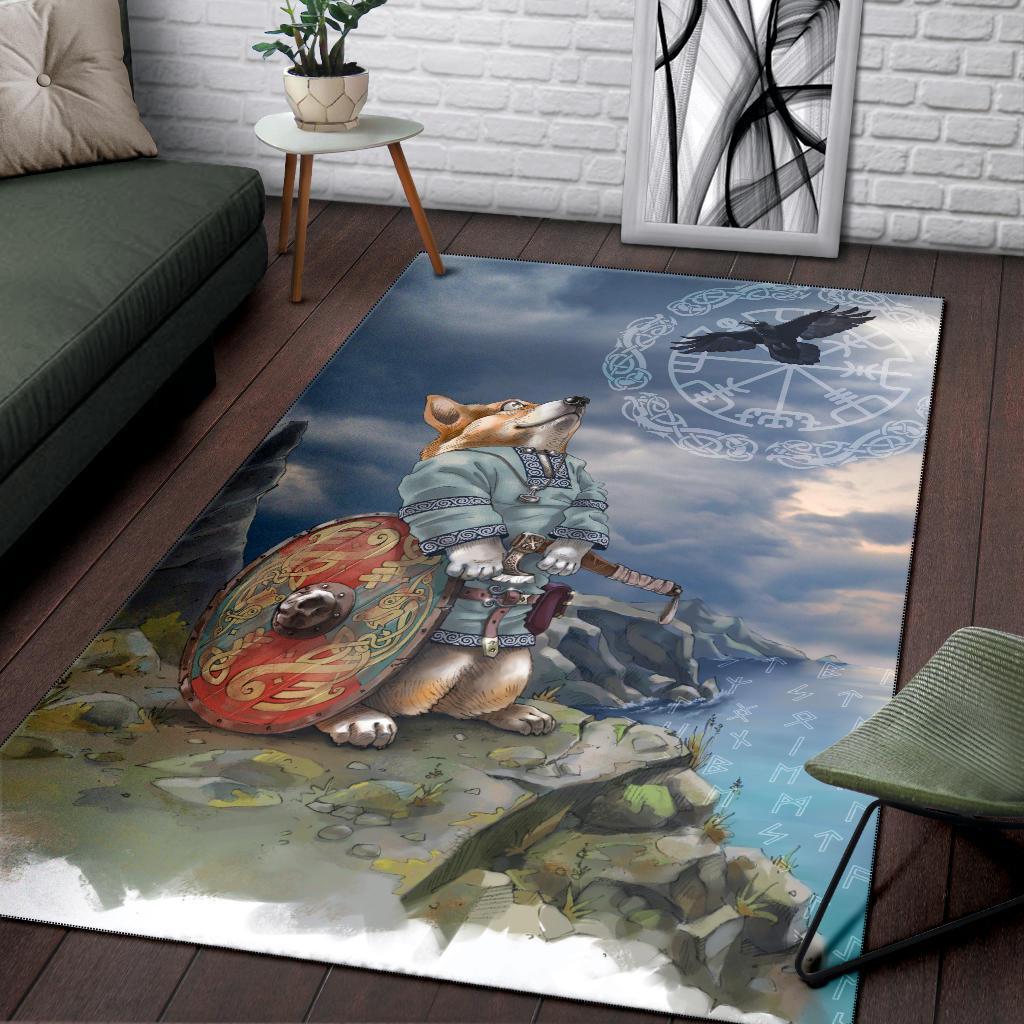 Viking Area Rug, Corgi RLT12 - Wonder Print Shop