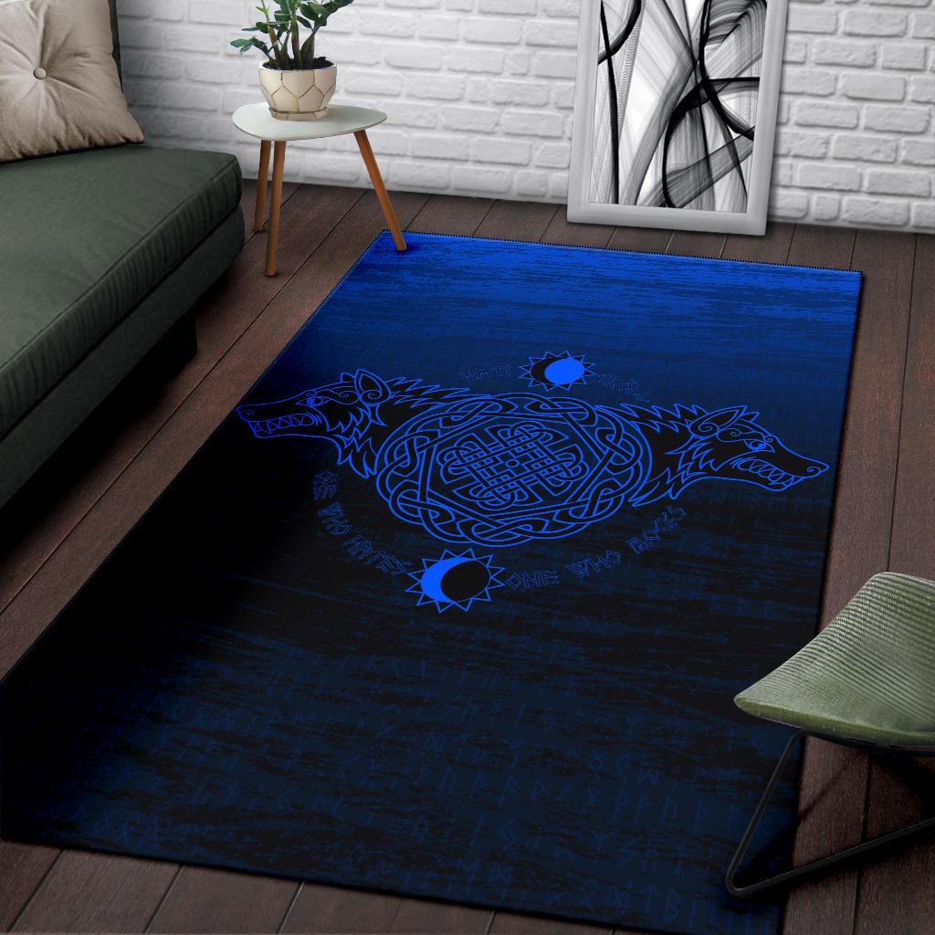 Viking Area Rug, Skoll and Hati RLT12 - Wonder Print Shop