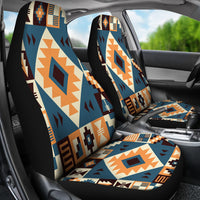 Navy Arrow Pattern Car Seat Covers LT10 - Wonder Print Shop