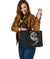 Viking Fenrir Wolf Small Leather Tote RLT12 - Wonder Print Shop