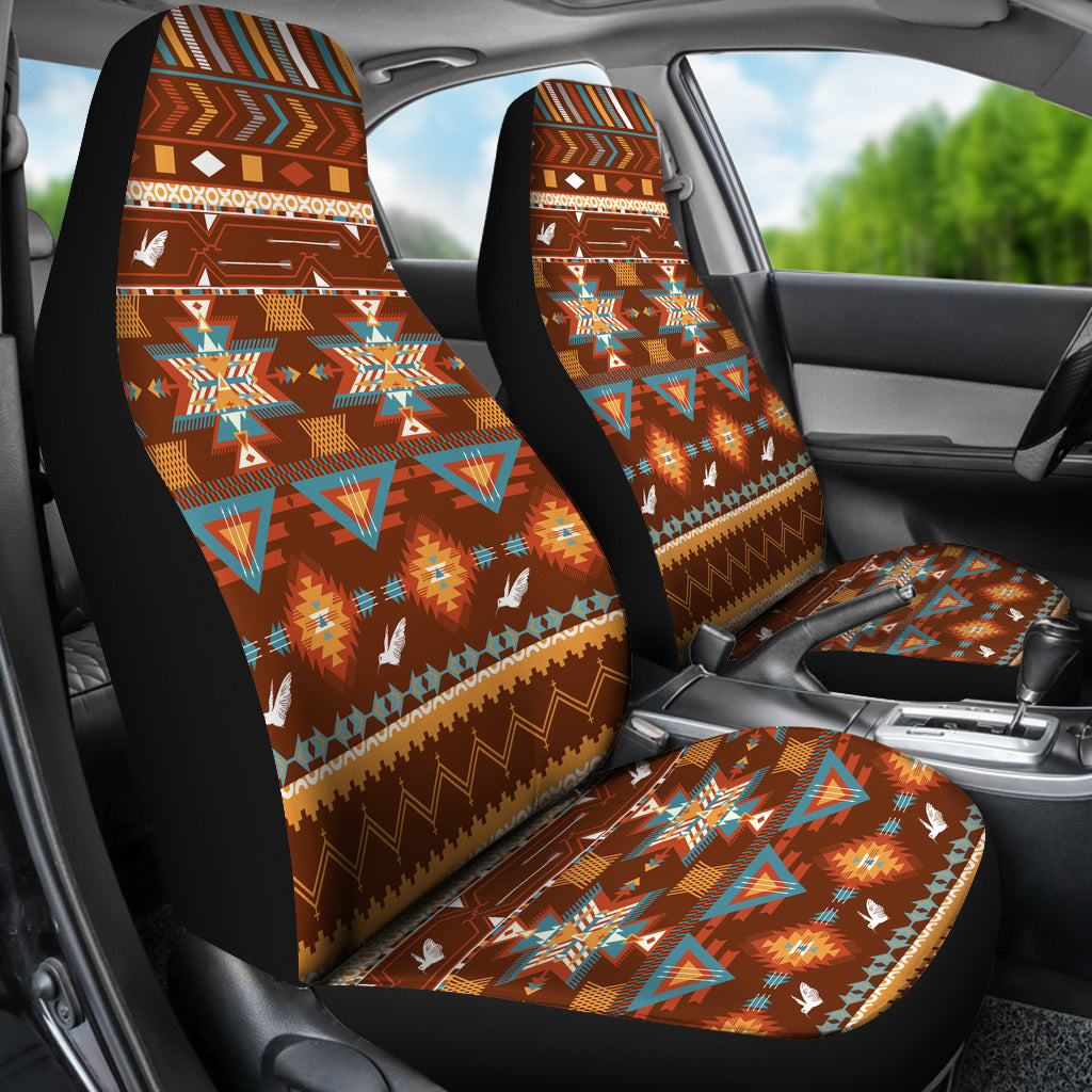 Pattern With Birds Car Seat Cover LT10 - Wonder Print Shop