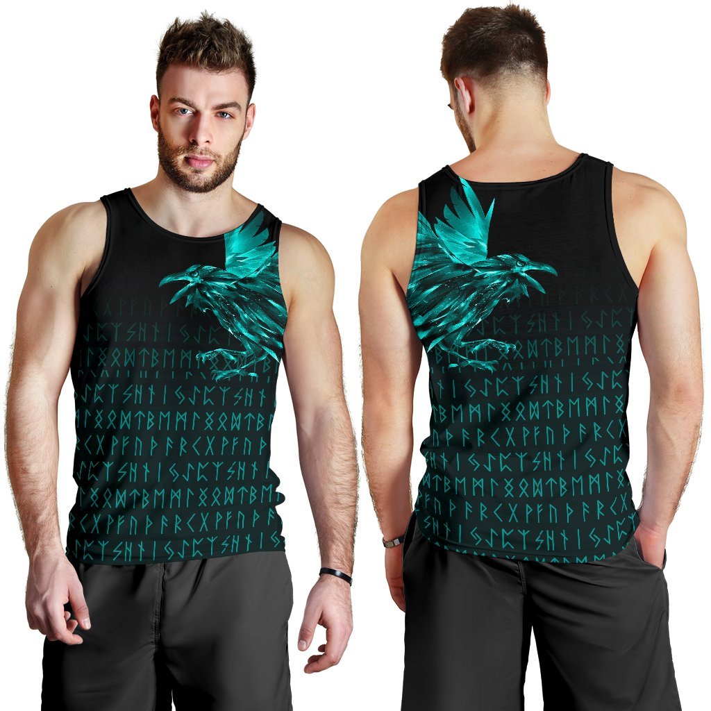 viking-mens-tank-top-the-raven-of-odin-rune-cyan