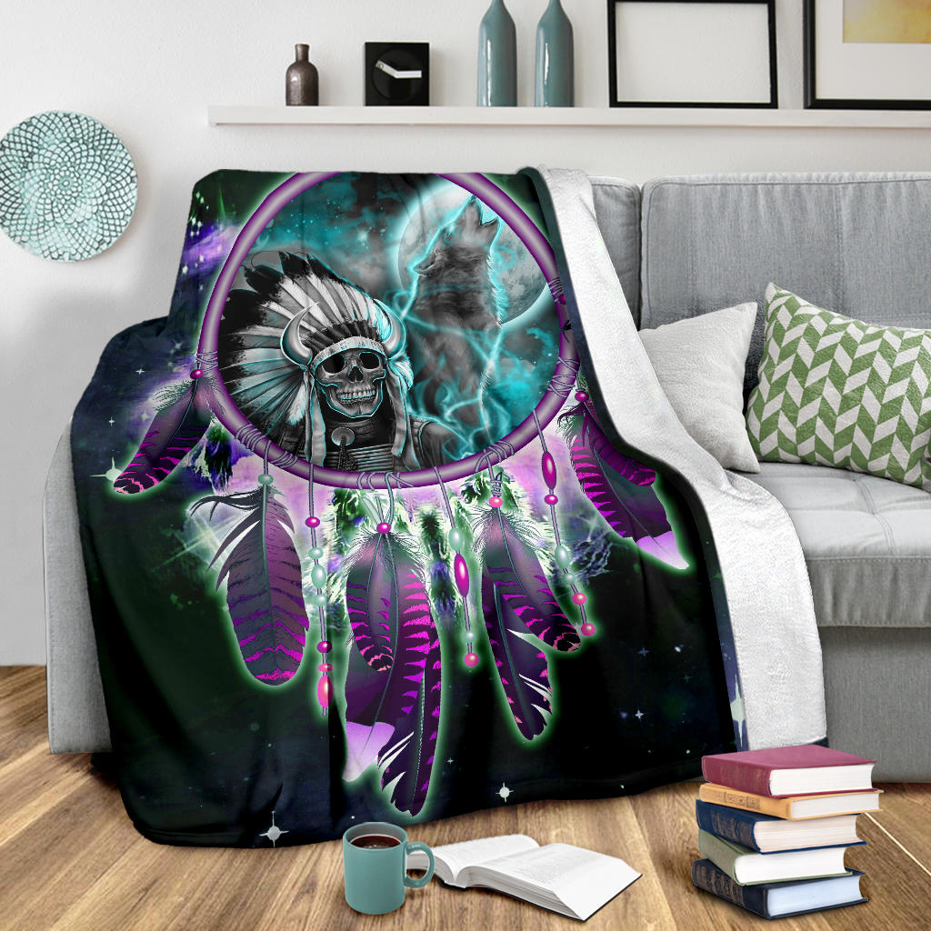 skull-chief-dream-catcher-blanket