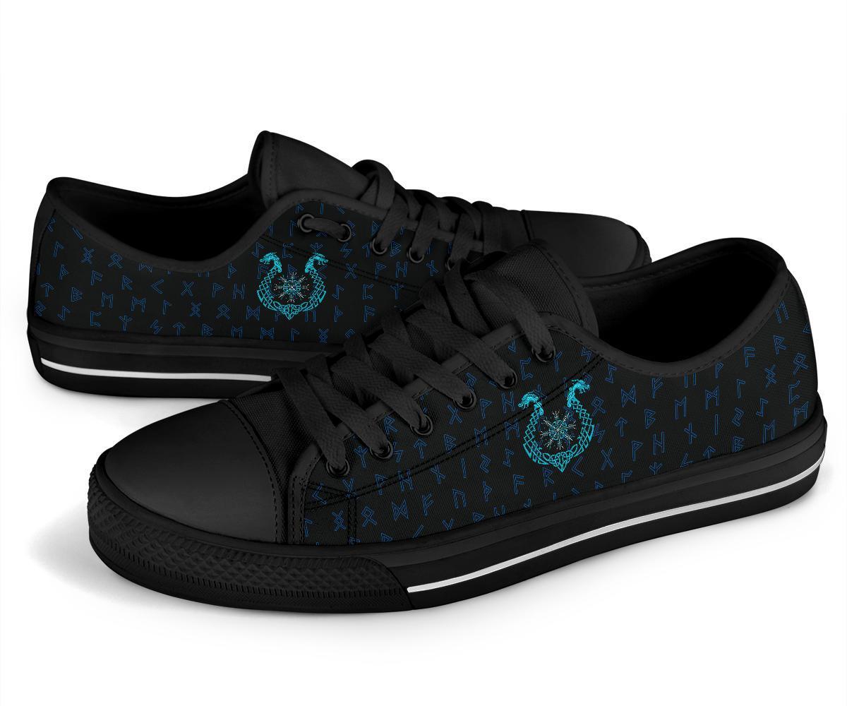viking-low-top-shoes-aegishjalmur-helm-of-awe-blue-edition