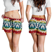 native-american-thunderbird-rainbow-all-over-print-women-shorts