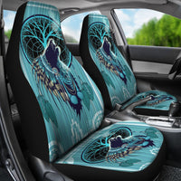 Native American Indian Wolf 3D Car Seat Covers LT10 - Wonder Print Shop