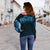Viking Off Shoulder Sweater, Fenrir Wolf RLT12 - Wonder Print Shop