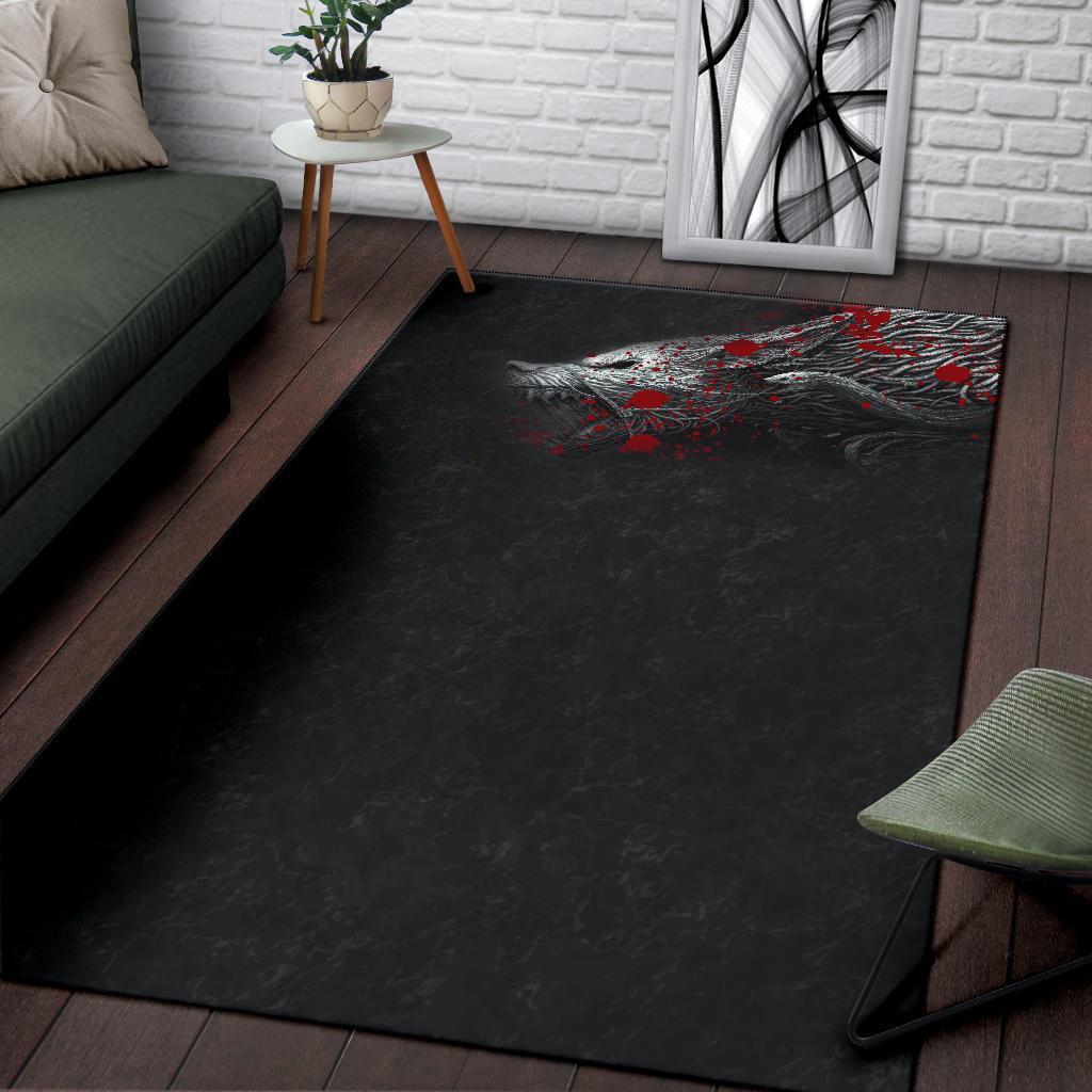 Viking Area Rug, Fenrir Blood RLT12 - Wonder Print Shop
