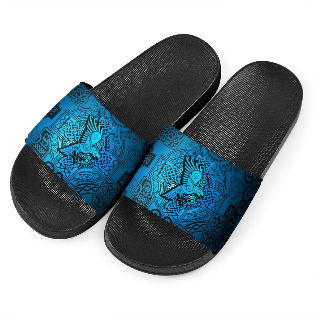 viking-slide-sandals-raven-odin-celtic-cyan