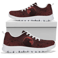 Viking Sneakers, Ethnic Odin Raven Red RLT12 - Wonder Print Shop