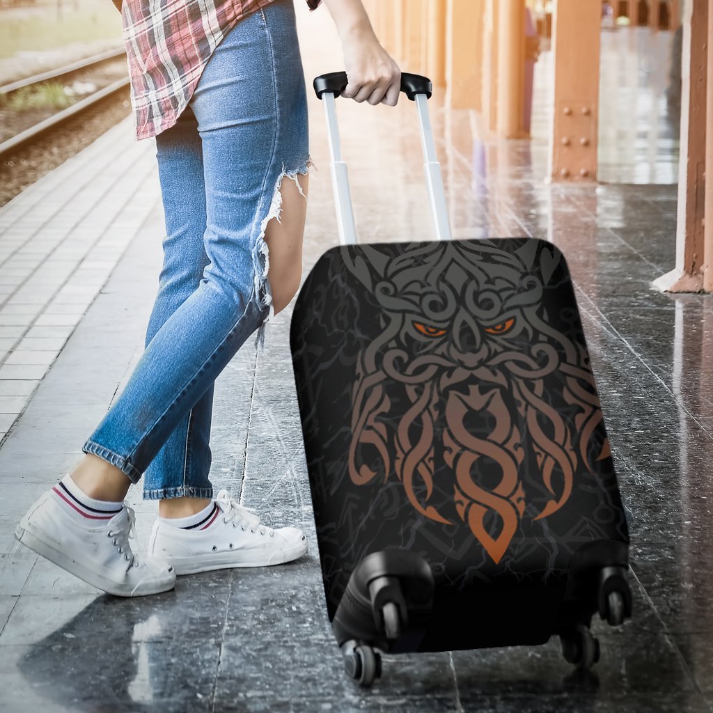 Viking Luggage Covers, Odin God Furthark Tattoo Special RLT12 - Wonder Print Shop