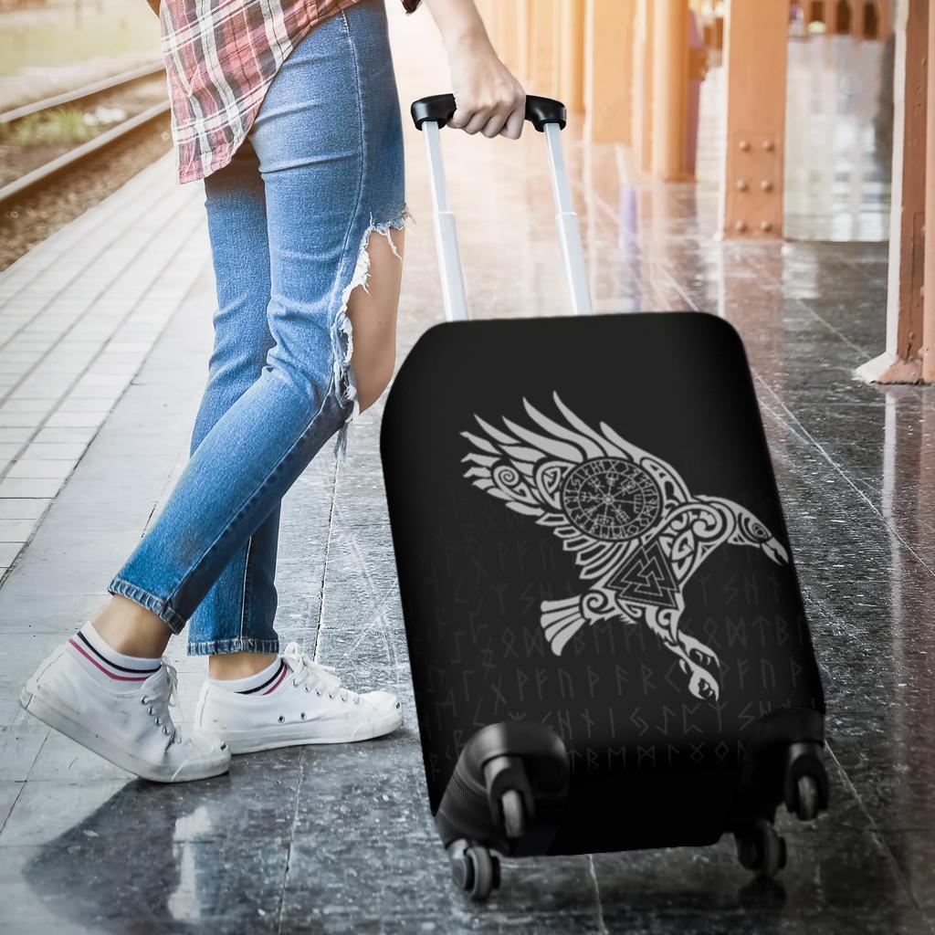 Viking The Raven Of Odin Luggage Covers RLT12 - Wonder Print Shop