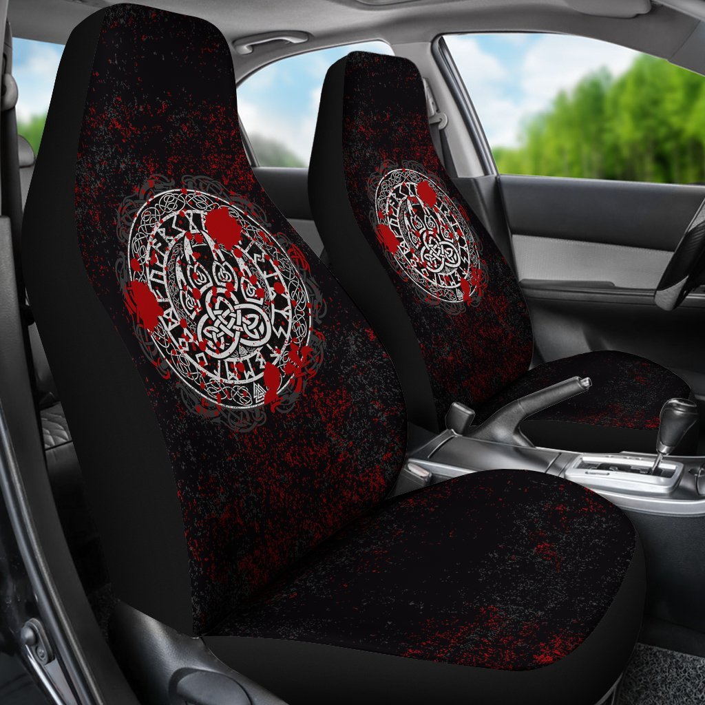 Viking Car Seat Covers Viking Bear Claws Blood Tattoo RLT12 - Wonder Print Shop