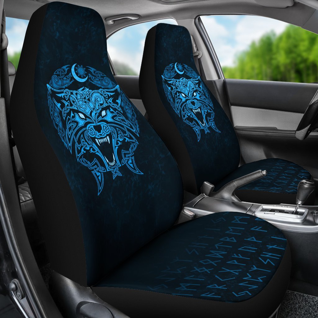 Viking Car Seat Covers, Fenrir Wolf RLT12 - Wonder Print Shop
