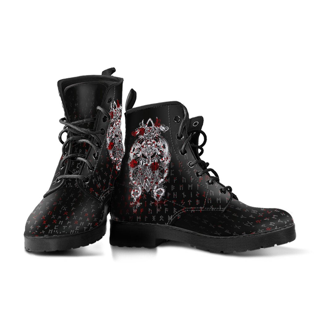 viking-tyr-tattoo-blood-leather-boots