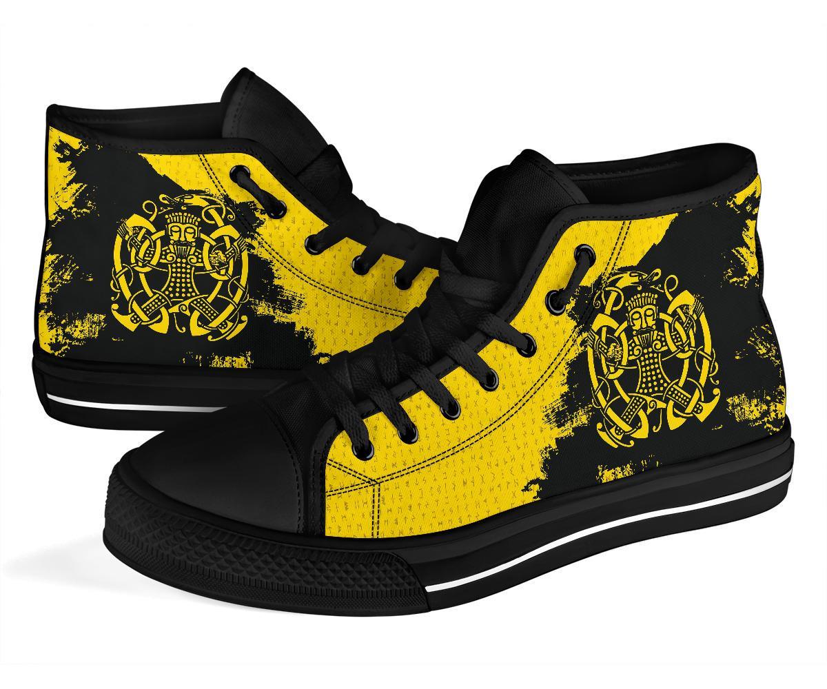 viking-high-top-shoes-loki-bound-triskele-rune-gold