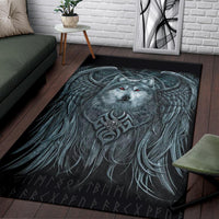 Viking Area Rug, Spiral Wolf Spirit RLT12 - Wonder Print Shop