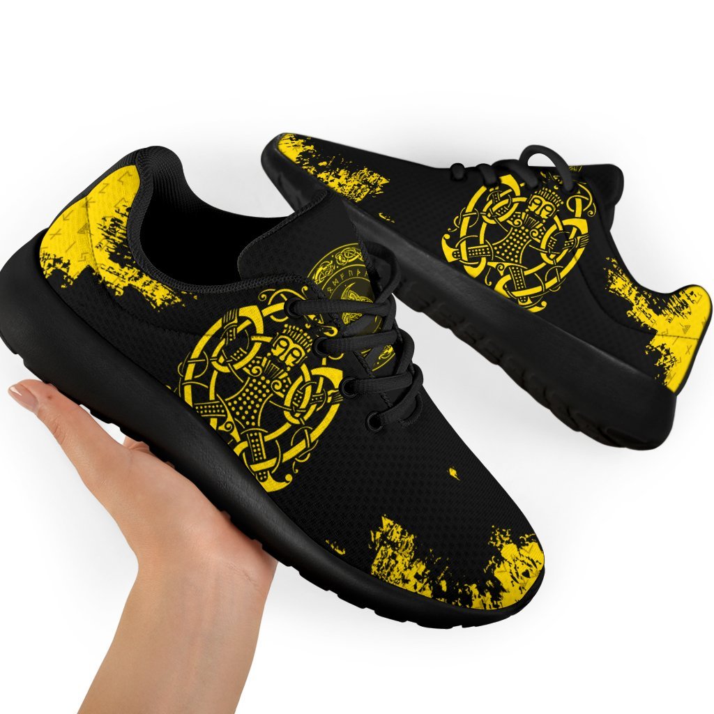viking-sporty-sneakers-loki-bound-triskele-rune-gold