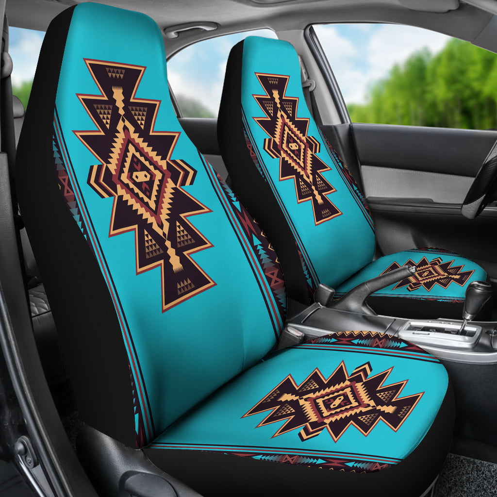 Brown Western Car Seat Cover LT10 - Wonder Print Shop