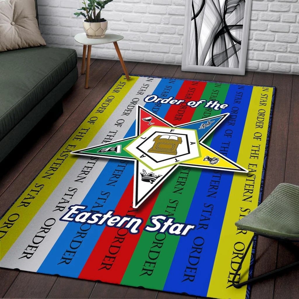 Wonder Print Shop Area Rug Order Of Eastern Star OES LT10 - Wonder Print Shop
