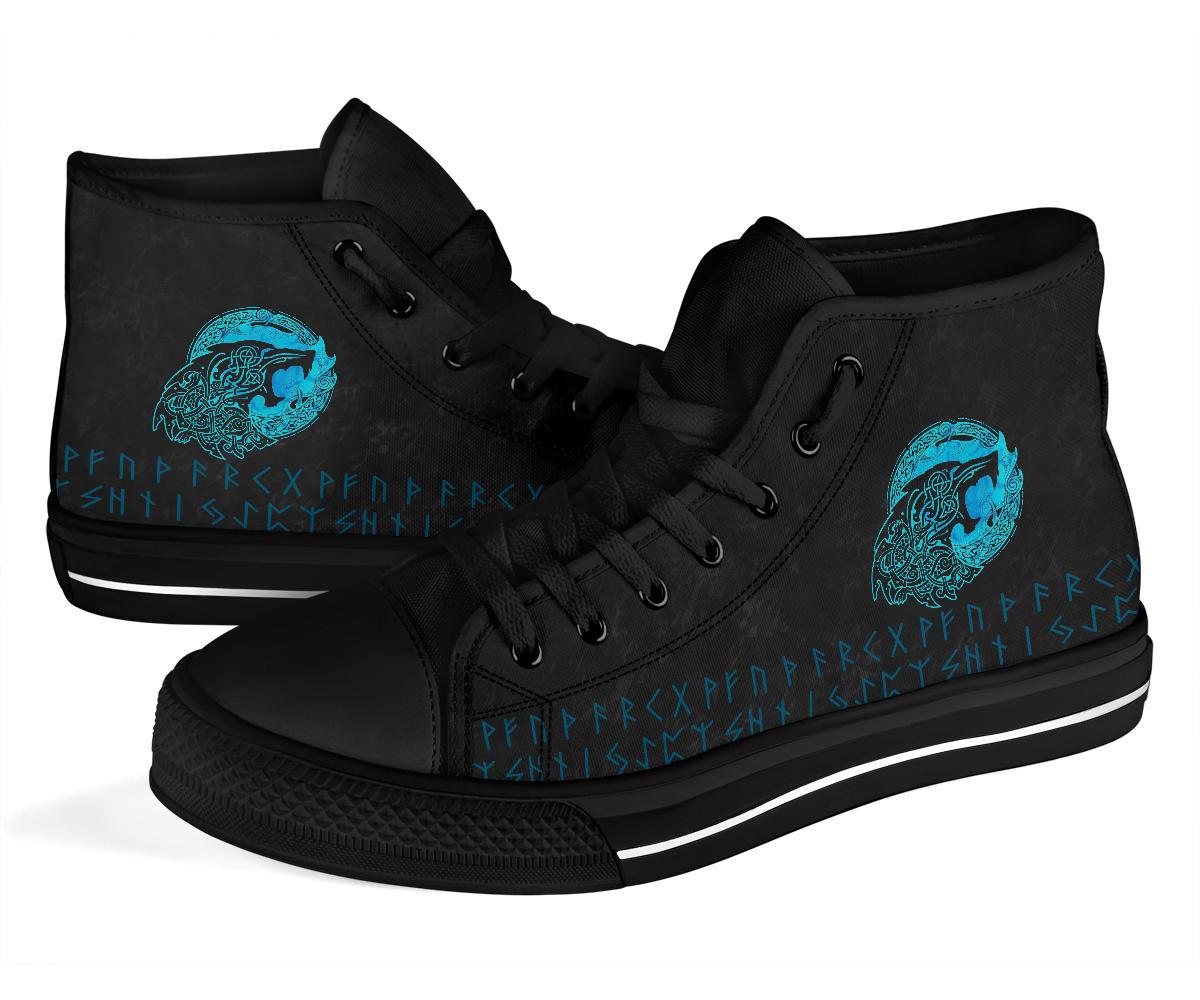 viking-high-top-shoes-fenrir-wolf-cyan