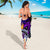 Kanaka Maoli Hawaiian Sarong, Polynesian Pineapple Banana Leaves Turtle Tattoo Purple - Wonder Print Shop