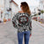 Viking Off Shoulder Sweater, Fenrir Wolf RLT12 - Wonder Print Shop