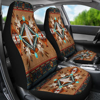 Brown Mandala Car Seat Cover LT10 - Wonder Print Shop
