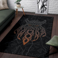 Viking Area Rug, Odin God Furthark Tattoo Special RLT12 - Wonder Print Shop
